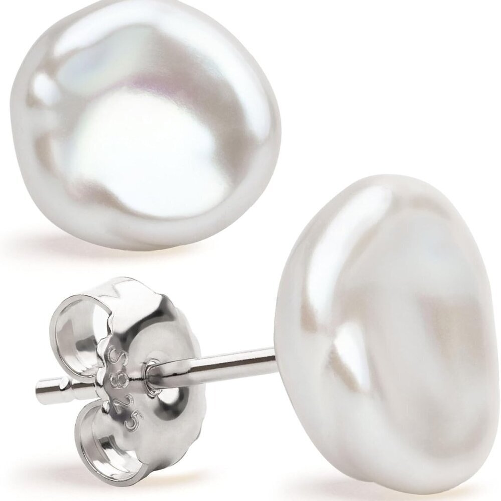 Freshwater Pearl Earrings Sterling Silver 7-16mm Stud Jewelry Gift